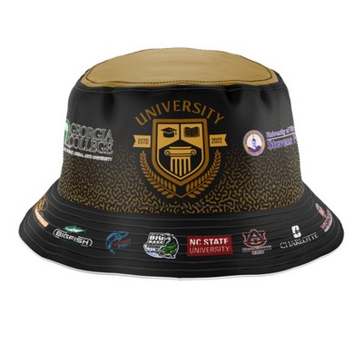 Polyester Twill Full Sublimation Single-Sided Bucket Hat