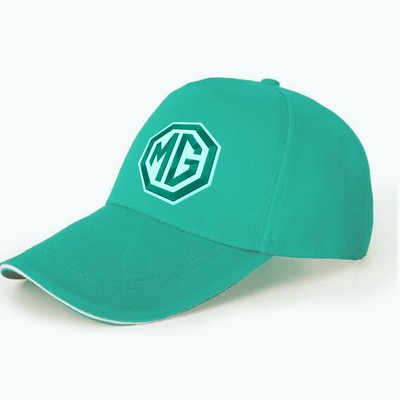 Velcro Adjuster Baseball Trendy Caps with Embroidery Logo